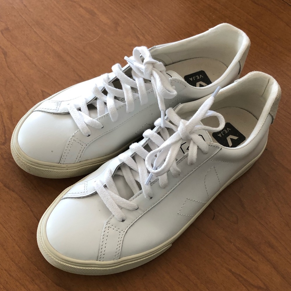 VEJA ESPLAR LEATHER WHITE